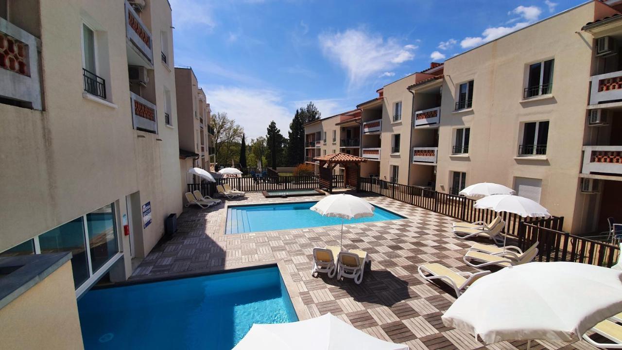 Le Baou Beni - Piscine, Climatisation & Parking Apartamento Gréoux-les-Bains Exterior foto