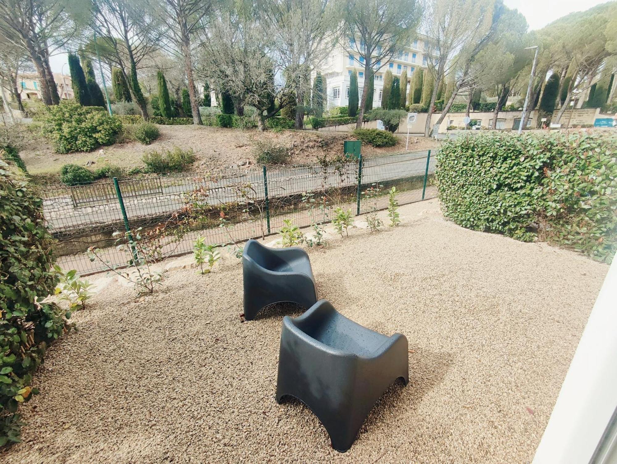 Le Baou Beni - Piscine, Climatisation & Parking Apartamento Gréoux-les-Bains Exterior foto